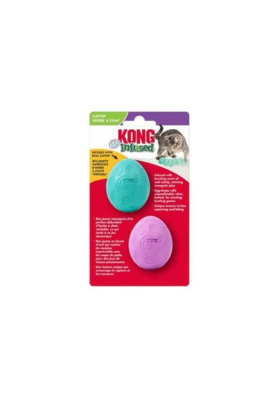 Kong Catnipli Top Yumurta Peluş Kedi Oyuncağı 2'li