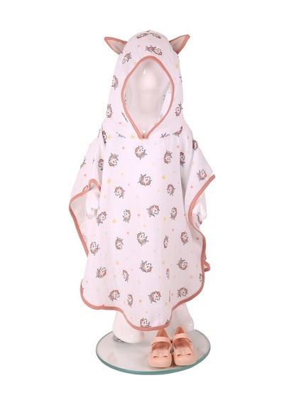 Unicorn Bebek Müslin Panço-Beyaz-1-2 Yaş