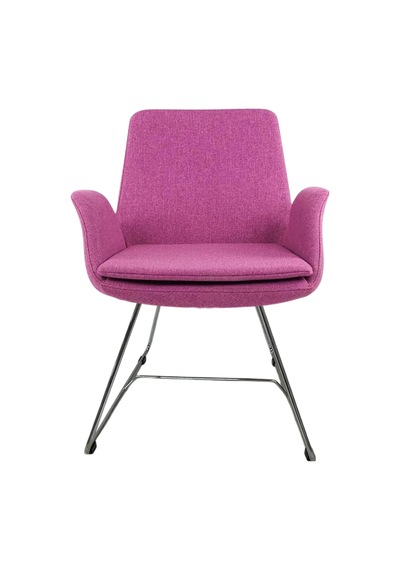 Kaya Ofis Carrer Bekleme Misafir Koltuğu Pembe