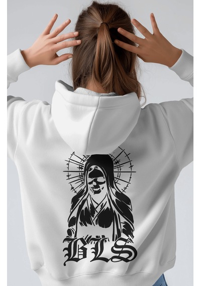 Sevbano Black Label Society Rock Metal Müzik Grubu Sırt Baskılı Unisex Ov beyaz