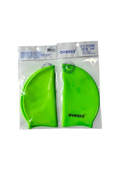 Avessa Slicone Swim Cap Sc707 Açık Yeşil Çok Renkli