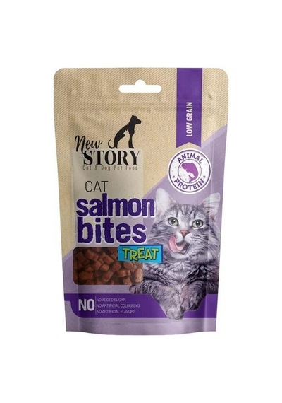 New Story Kediler İçin Somonlu Atıştırmalık Salmon Bites 60 G