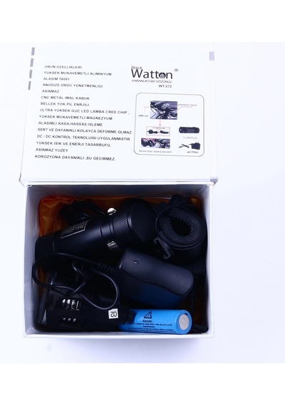 4Riders Black Wt-272-profesyonel Bisiklet Lambası 110