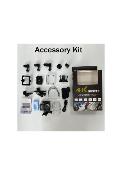 4k Wifi Aksiyon Kamera Ultra Hd 30fps Su Geçirmez Kılıf App Goplus Campro Sports Action Camera Mavi