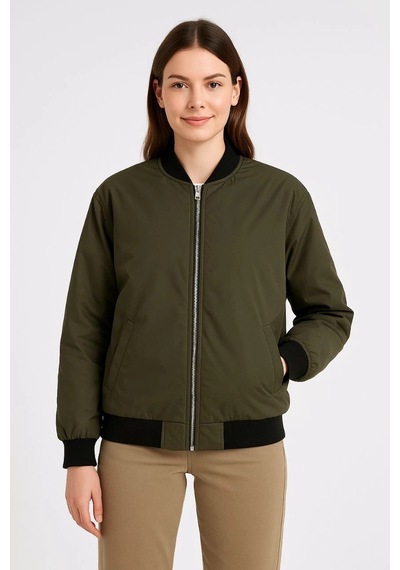 Bomber Mont Ceket - Haki - Haki