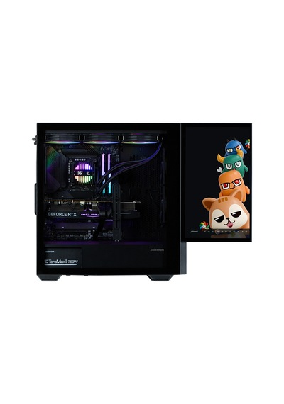 Zalman Z10 Ds 15.6'' Fhd Dahili Ekranlı Siyah 3 12cm Fanlı Mid-t Gaming Oyuncu Kasası