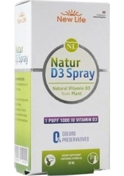 New Life Natur D3 Spray 1000 Iu 20 Ml