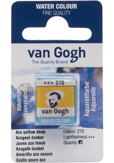Talens Van Gogh Tablet Suluboya 1/2 Azo Yellow Deep 270