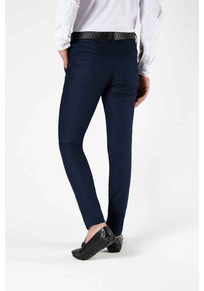 Terapi Men Lacivert Slim Fit Pamuklu İtalyan Kesim Pantolon Lacivert