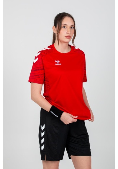 Hummel Line Antrenman Tişört Kırmızı