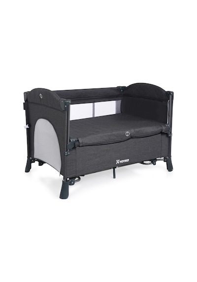 Yoyko Exclusive Comfort 8 İn 1 Anne Yanı Park Yatak Oyun Parkı 70x110 - Koyu Gri