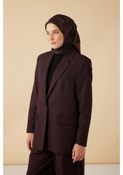 Maisa Eva Tivil İpek Eşarp 90 90 Cm - Bordo 5791