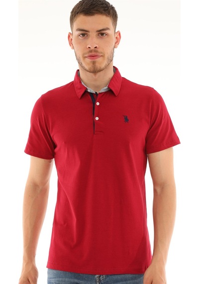 T8582 Dewberry Erkek T-shırt-bordo Bordo