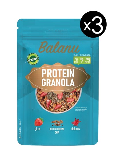 Protein Granola 180gr X3 Adet
