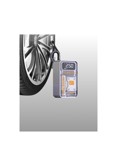 Depomıx Hızlı Şişirme Güçlü Motorlu 150 Psı Araba 92557 Lastik Pompası