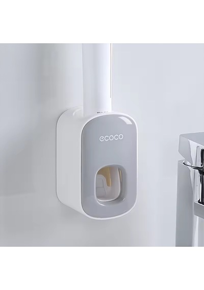 Ecoco Gri Diş Macunu Sıkacağı Beyaz