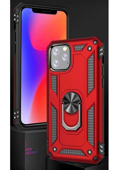 Apple Uyumlu iPhone 11 Pro Max Kılıf Zore Vega Kapak Gri