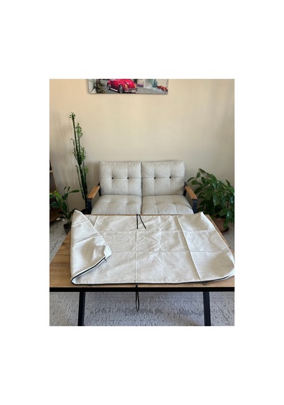 Bahçe Balkon Mobilyası Minder Kılıfı Takımı 4 Adet Krem Bahçe Balkon Mobilyası Minder Kılıfı Takımı 4 Adet Krem