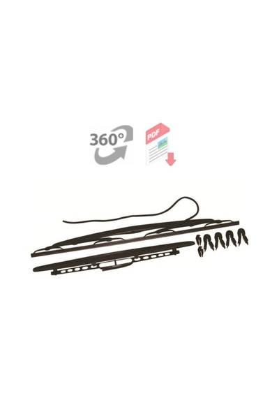 Su Fiskiyeli 550mm Silecek