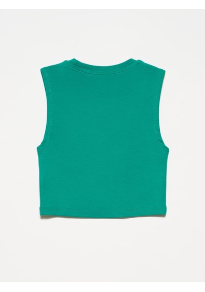 Dilvin Crop Top Yeşil