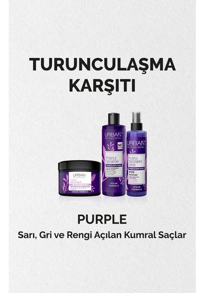 Urban Care Turunculaşma Karşıtı Mor Sıvı Saç Kremi 200 ML