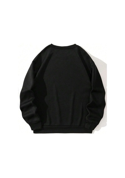 Startmore Adrift Coko Serisi Nıtagut Halloween Print Lined Sweatshirt Siyah
