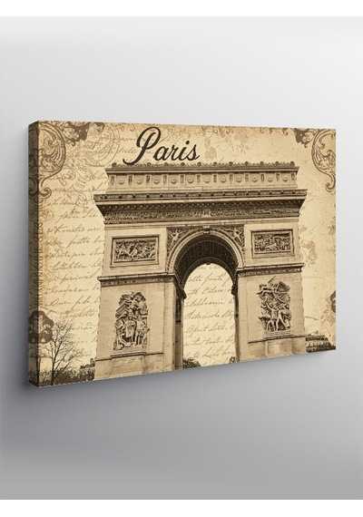 Kanvas Tablo Paris Zafer Takı Eskizi