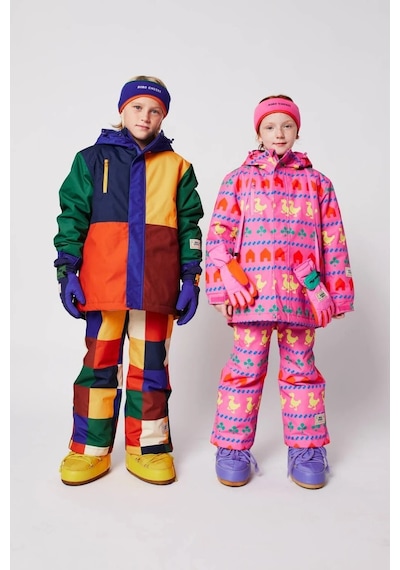 Bobo Choses Printed Çocuk Kayak Salopeti Pembe