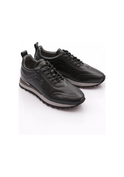 Dgn 5960 Erkek Bağcikli Sneakers Ayakkabi Siyah