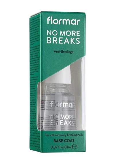 Flormar Kırılma Önlemeye Yardımcı Tırnak Koruyucu Cila - No More Breaks Base Coat - 000-8682536059435