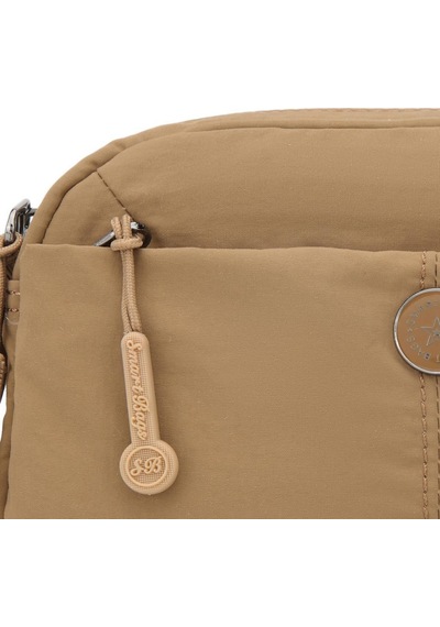 Smart Bags Mikro Poly Kumaş Mini Boy Postacı Kadın Çantası 3339 Kahve