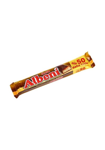 Ülker Albeni Çikolata Kaplı Bar 52 G