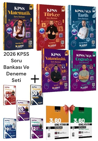 2026 Kpss Atölye Serisi Genel Yetenek Genel Kültür Tamamı Çözümlü Soru Bankası Kpss Deneme Seti
