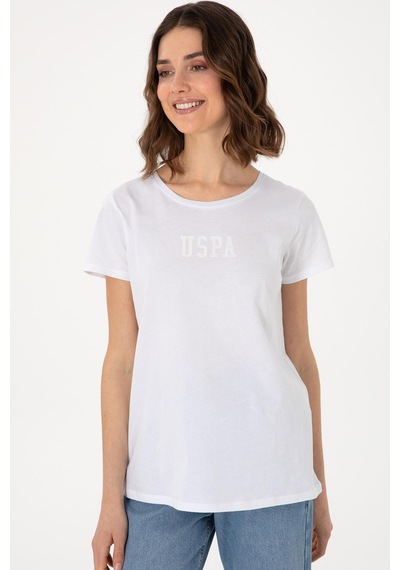 U.S. Polo Assn. Us. Polo Assn. Kadın Tişört 50297454-vr013 Beyaz