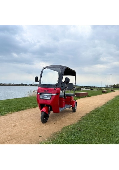 Volta Vm5 Neo Elektrikli 3 Tekerlekli Moped Kırmızı