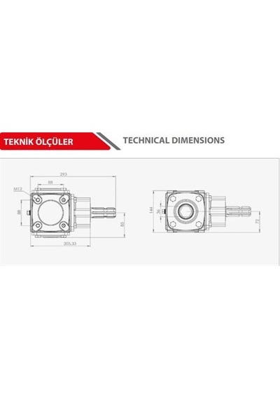 Çayır Biçme Makinası Şanzımanı-cd350