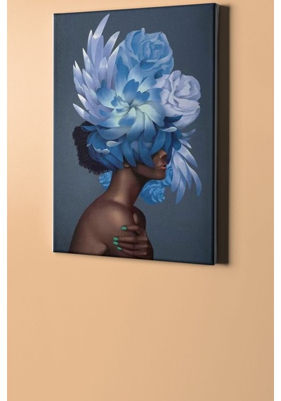 Webstyle Sayılarla Boyama Seti Kasnaklı Çiçek Kadın 3 50 X 65 Cm