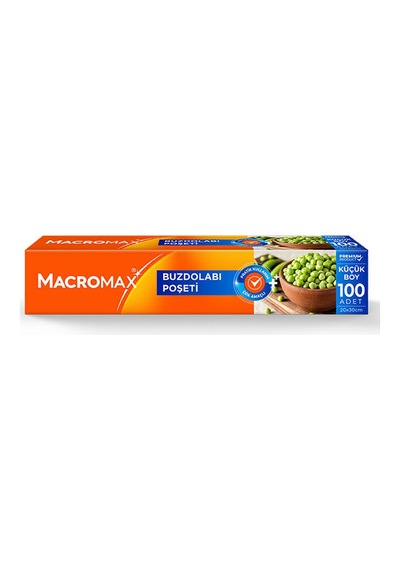 2 Adet Macromax Buzdolabı Poşeti 100 Lü Küçük