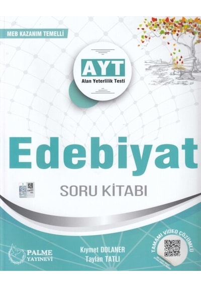 YKS-AYT Edebiyat Soru Kitabı  -  Kıymet Dolaner  -   Taylan Tatlı  -  Palme Yayınları