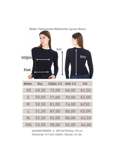 Penyebizden Likralı Pamuk Crop Tişört-slim Fit-lacivert