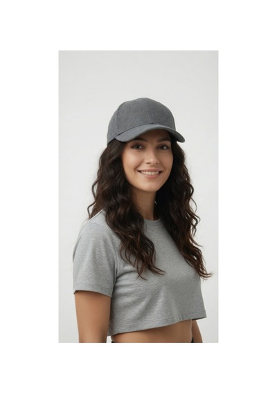 Mollycrush Unisex Gri Beyzbol Şapkası Spor & Günlük Kullanım, Ayarlanabilir Kep Koyu Gri