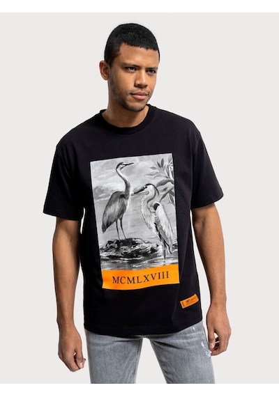 LOFT Loose Fit Erkek Tshirt K.kol Lf2036278 Q1.v1 Siyah