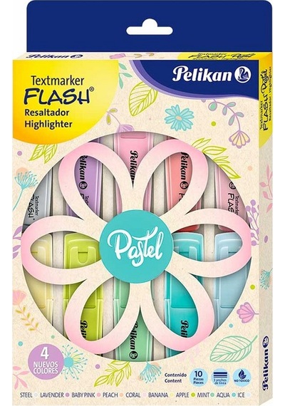Pelikan Pastel Fosforlu Kalem 10 Lu Pl6007 Çok Renkli