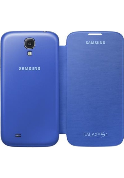 Galaxy S4 İle Uyumlu Flip Cover Kılıf Mavi Ef-fı950bcegww
