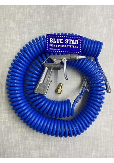 Bluestar Hava Kompresör Spiral Hava Hortumu Tabancası Ucu 15 M, 0904komp