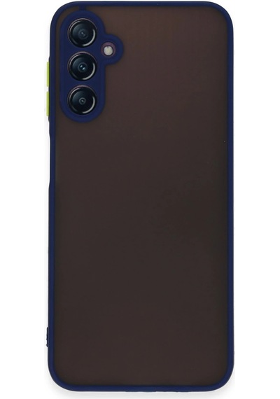Cosmotex Newface Samsung Galaxy Uyumlu  A14 4g Kılıf Montreal Silikon Kapak - Lacivert