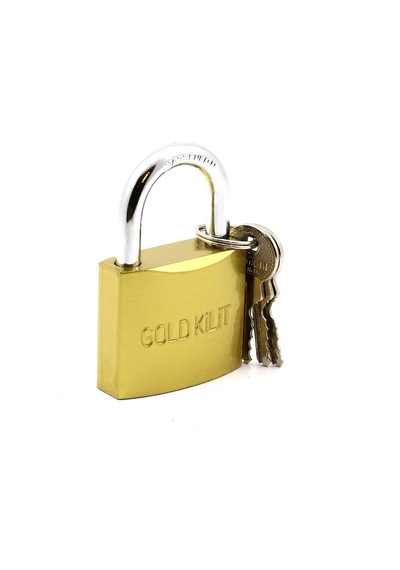 Gold Kilit Döküm Sarı Asma Kilit 50 Mm