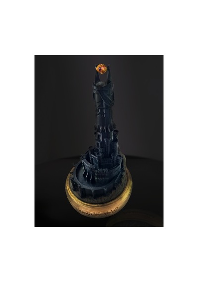 Eselya3d Yüzüklerin Efendisi Baraddur, Lord Of The Rings, Sauron'un Gözü Biblo, Barad Dur Kale