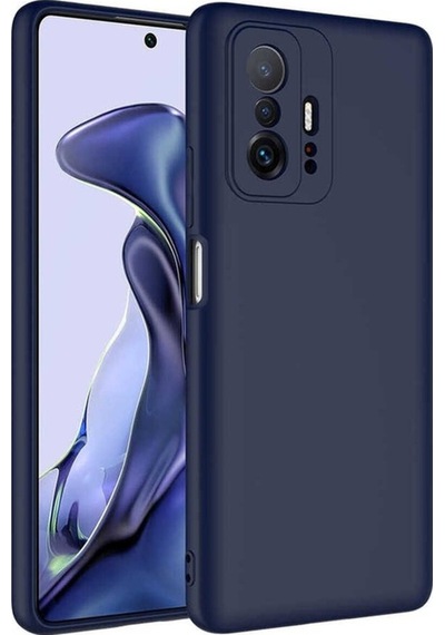 Xiaomi Mi 11t Pro 5g Kılıf Zore Mara Lansman Kapak Lacivert