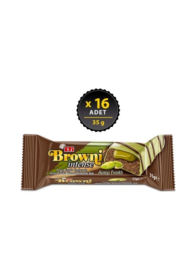 Browni Intense Antep Fıstıklı Kek 35 G X 16 Adet
